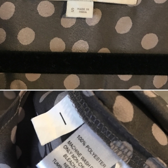 Loft grey polka dot sleeveless shell - Picture 5 of 5